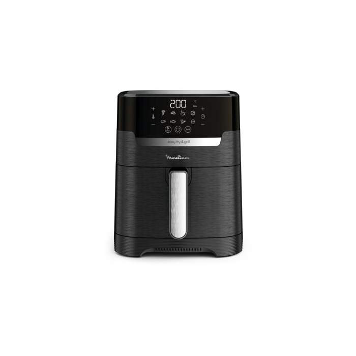 MOULINEX Friteuse sans huile + grill 4.2 L Température réglable 8  programmes automatiques Timer digital Air