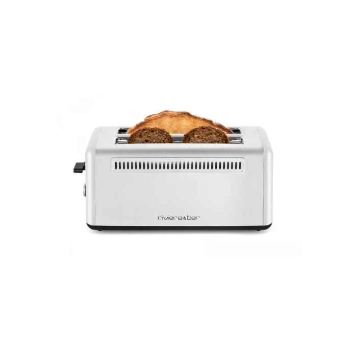 Grille pain tactile 2 larges fentes en inox Smart Toaster