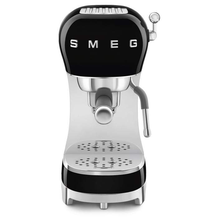 Machine à café Expresso manuelle avec broyeur intégré SMEG Noir