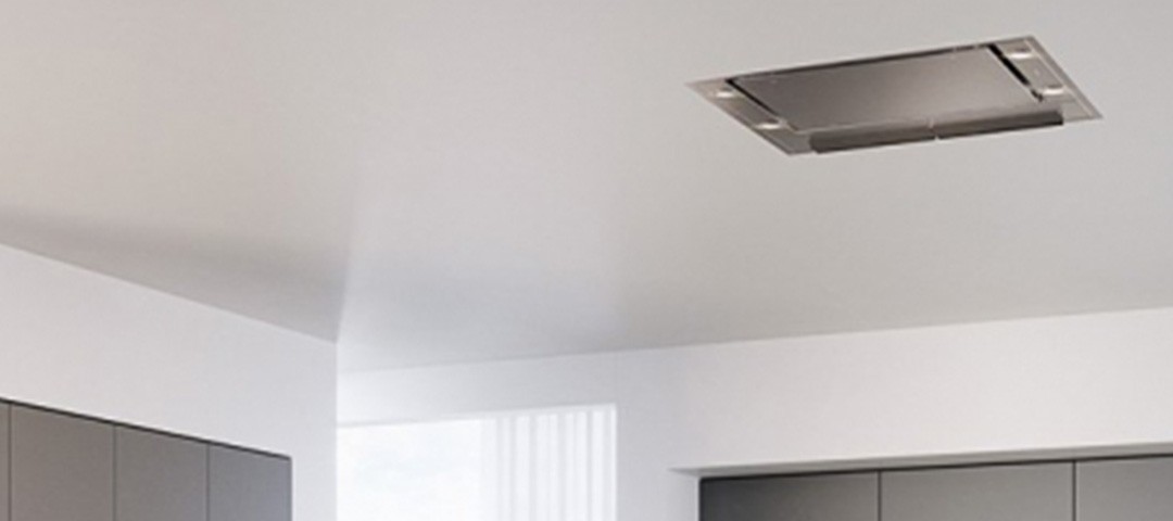 Hotte de plafond à induction - 2,0m - avec filtre & lampe LED